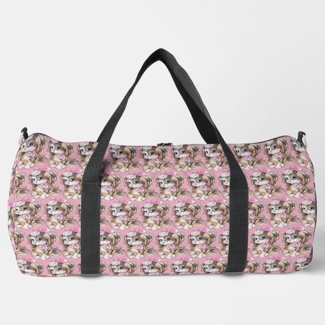 Puppy Duffle Bag (Front)