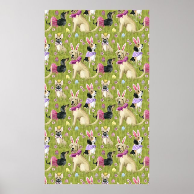 Puppy Easter Collection Poster (Front)