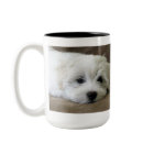 Puppy Eyes Maltese Custom Mug