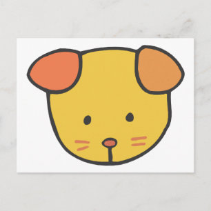 Puppy Face Postcard