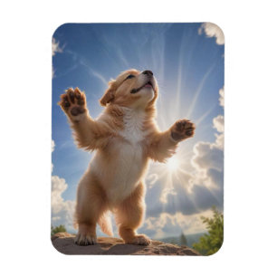 Puppy  Flexible Photo Magnet