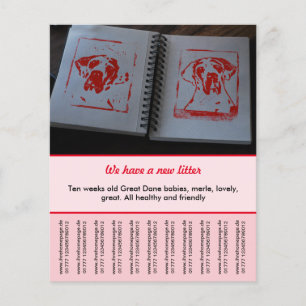 puppy for sale flyer templates