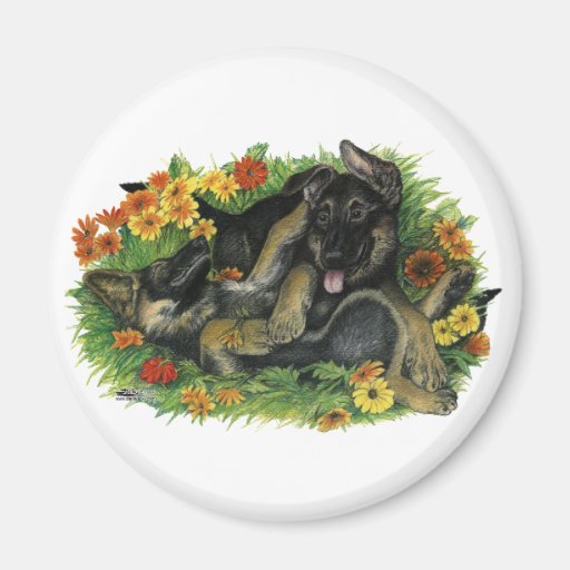 Image of Puppy Garden Magnet