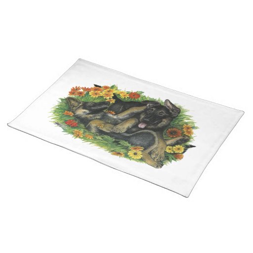 Image of Puppy Garden Placemat