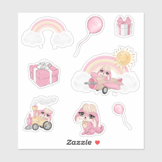 Puppy Girl Birthday (Sheet)