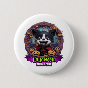 Puppy Halloween Costume 6 Cm Round Badge