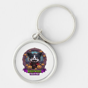 Puppy Halloween Costume Key Ring