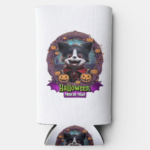 Puppy Halloween Costume Seltzer Can Cooler