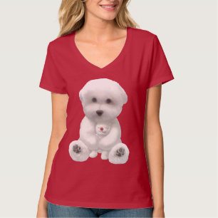 Puppy Hugging His Toy T-Shirt