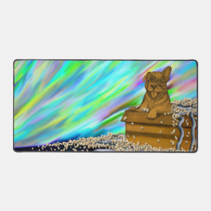 Puppy in a Box Desk Mat