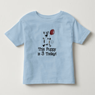 Puppy is 3 Birthday Tshirts and Gifts