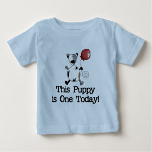 Puppy is One Birthday Tshirts and Gifts