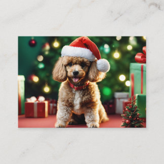Puppy Joy Christmas and invitation Card