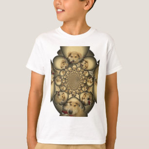 Puppy Kaleidoscope Art Print T-Shirt