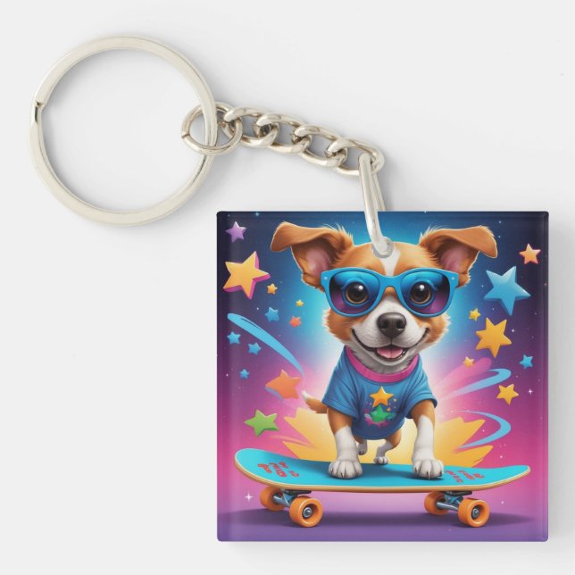 Puppy  key ring (Front)