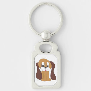 PUPPY LONG EARS KEY RING