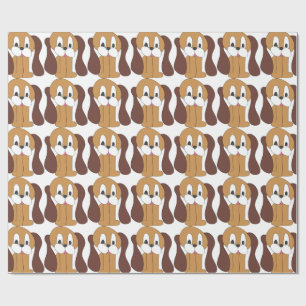 PUPPY LONG EARS WRAPPING PAPER