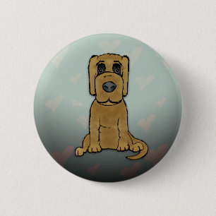 Puppy Love 6 Cm Round Badge