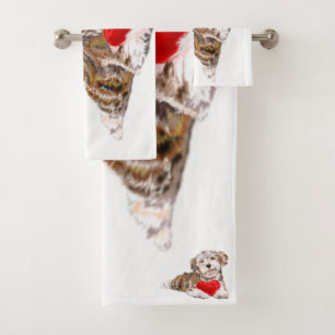 Puppy Love Bath Towel Set
