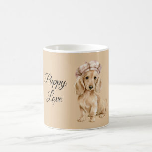 Puppy Love Beret Coffee Mug