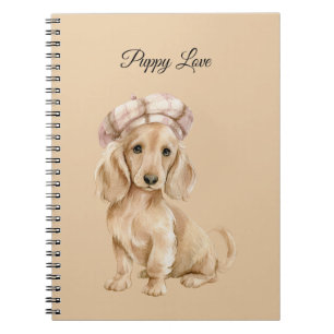 Puppy Love Beret Notebook