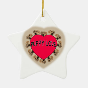 Puppy Love Ceramic Tree Decoration
