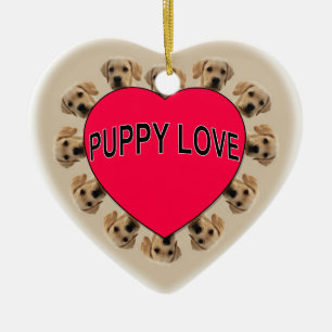 Puppy Love Ceramic Tree Decoration