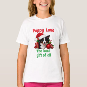 Puppy Love Christmas Adorable Dog T-Shirt