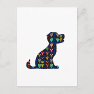 PUPPY LOVE dog pet animal NVN96 NavinJOSHI FUN Postcard