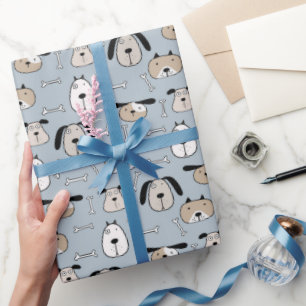 Puppy Love Dogs Wrapping Paper