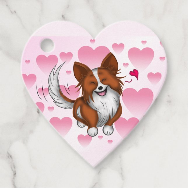 Puppy Love Favour Tags (Front)