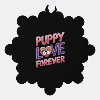 Puppy Love Forever Dog Tree Decoration Card