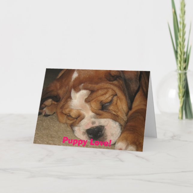 Puppy Love! Holiday Card (Front)
