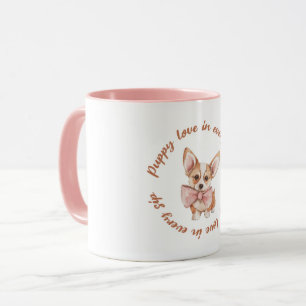 Puppy Love in Every Sip Cute Dog Lover Mug