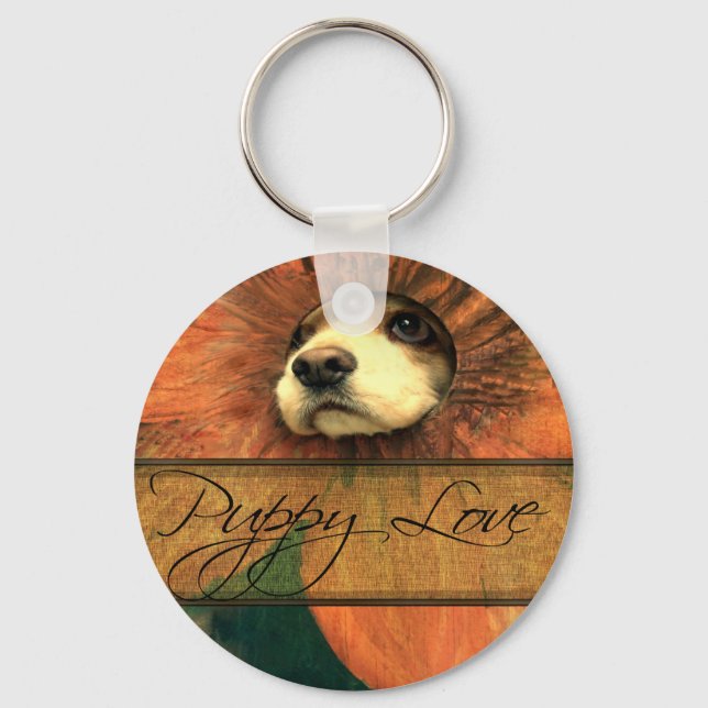Puppy Love Key Ring (Front)