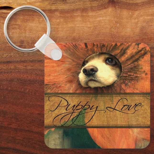 Puppy Love Key Ring (Front)