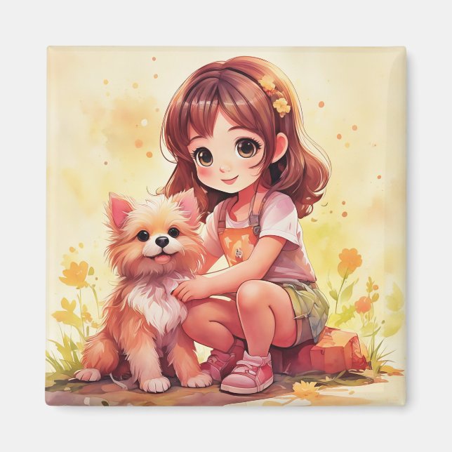 Puppy love magnet (Front)
