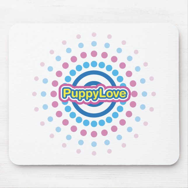 Puppy Love Mouse Mat (Front)