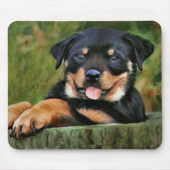 Puppy Love Mouse Mat (Front)