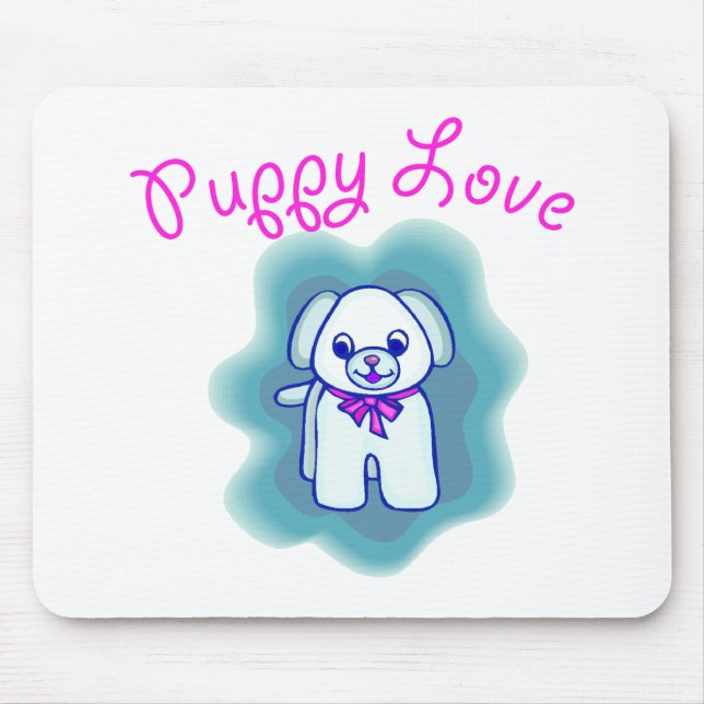Puppy Love Mouse Mat (Front)