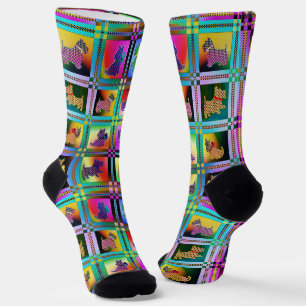 Puppy Love Multicolored Socks
