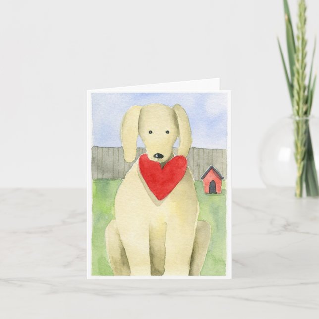 Puppy Love - Note Card (Front)