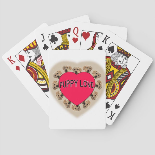 Puppy Love Playing Cards (Back)