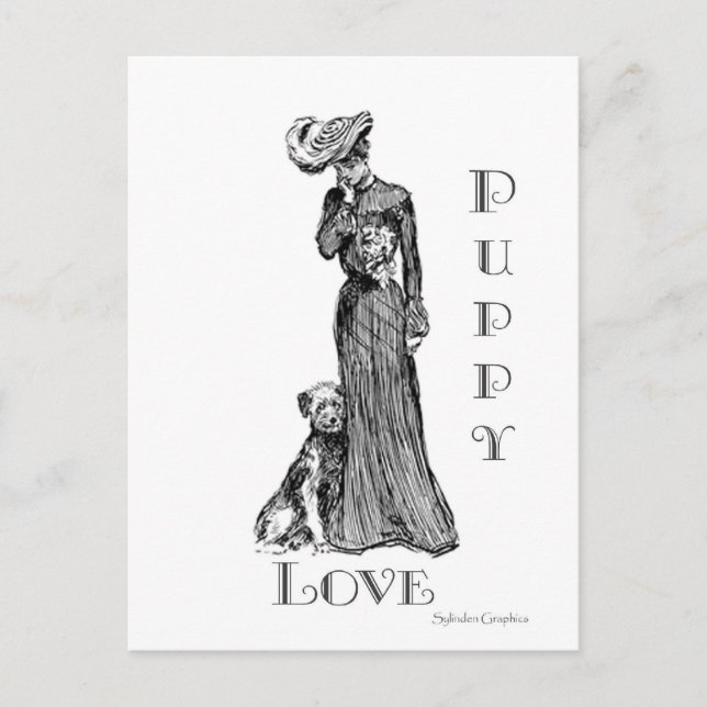 Puppy Love Post Card (Front)