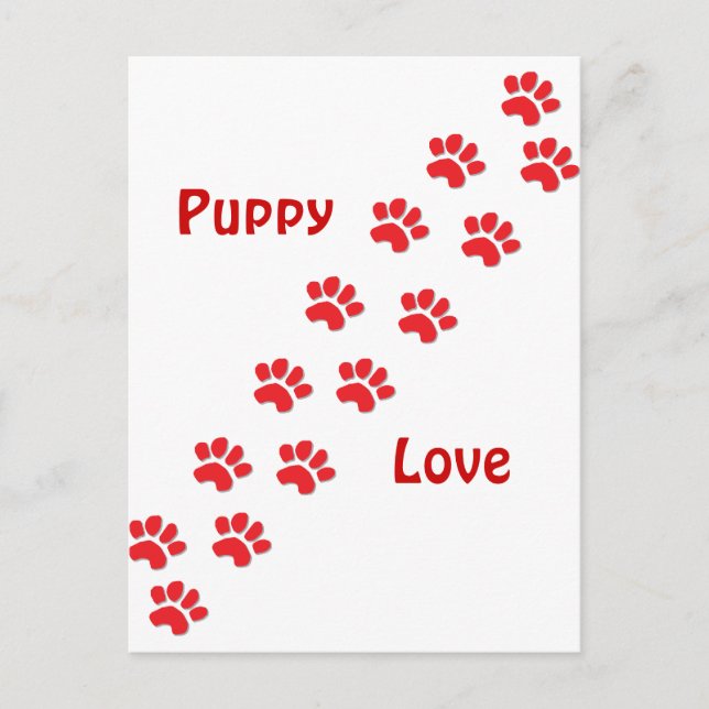 Puppy Love Postcard (Front)