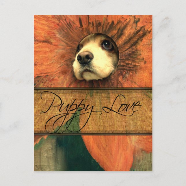 Puppy Love Postcard (Front)