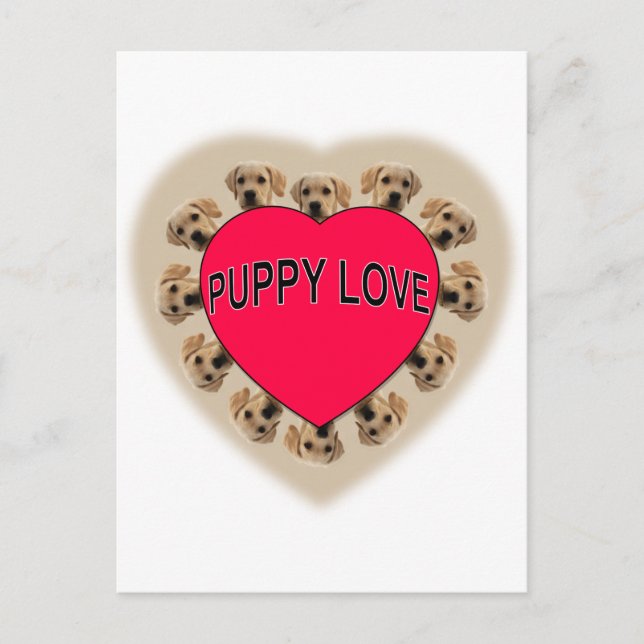 Puppy Love Postcard (Front)