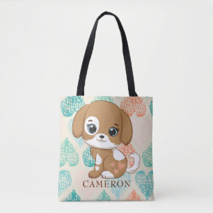 Puppy love sweet little puppy Tote Bag