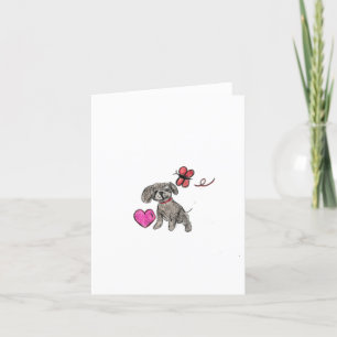 Puppy Love Thank You Card
