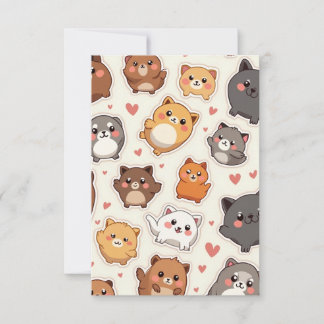  Puppy Love Thank You Cards